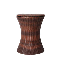 Levede Cooler Ice Bucket Table Bar Outdoor Black and brown-1954802874462638081