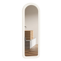 Flannel Arch Framed Full Length Mirror-1954802411201761281