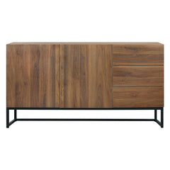Levede Buffet Sideboard Storage Cabinet Walnut-1954802987746594817