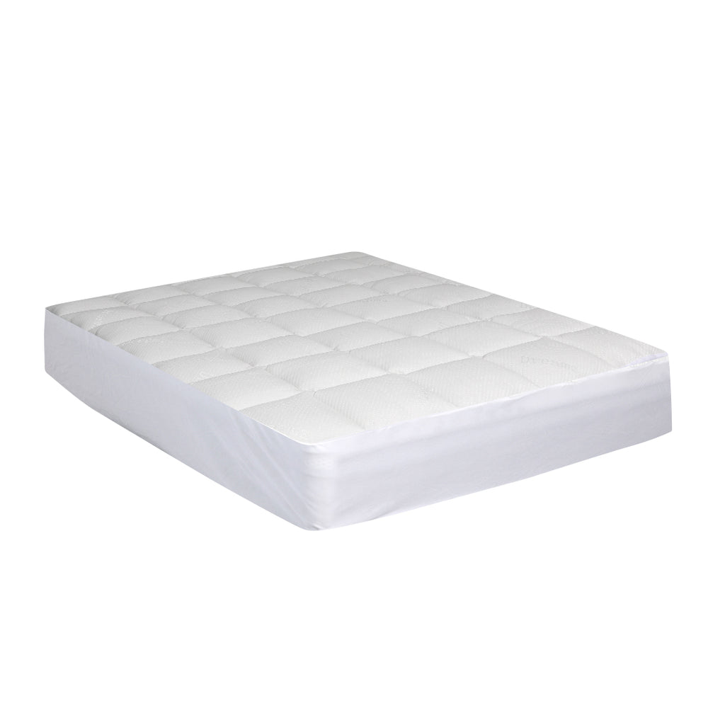 Dreamz Mattress Protector Luxury Topper Single-1954802866745118721