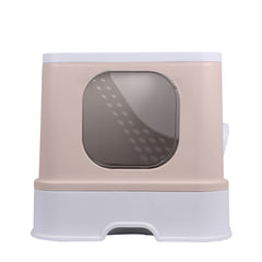 PaWz Cat Litter Box Fully Enclosed Kitty Coffee-1954802512208990209