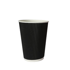 200 Pcs 16oz Disposable Takeaway Coffee Black-1954802896084275201