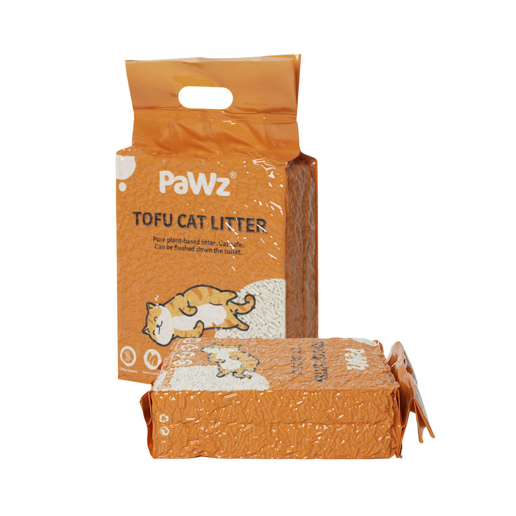 PaWz 2.5kg Tofu Cat Litter Clumping Natural x1-1954802393992531969