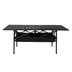 Levede Folding Camping Table Portable Black-1954802886928109569