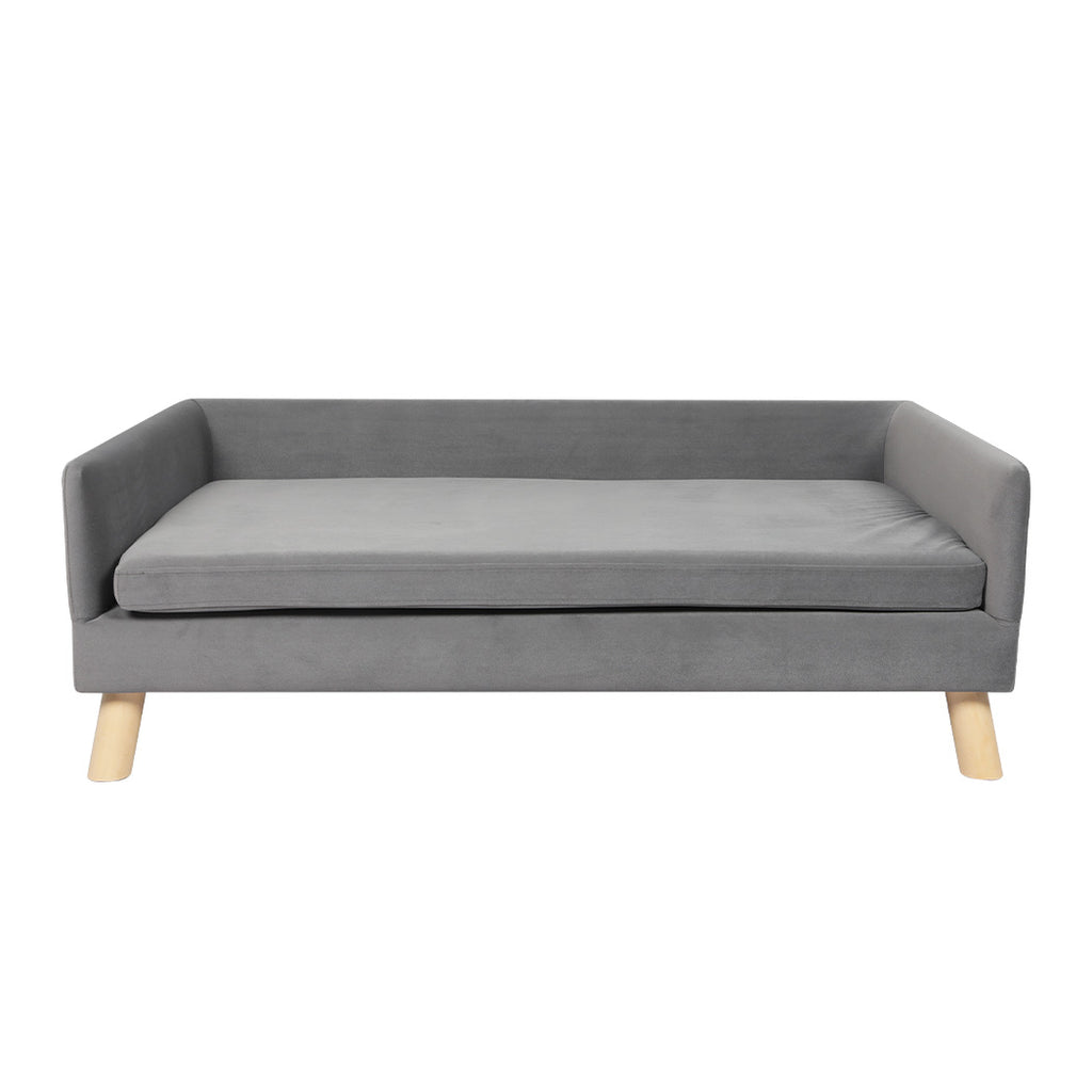 PaWz Pet Sofa Bed Dog Warm Soft Lounge Grey-1954802551803219969