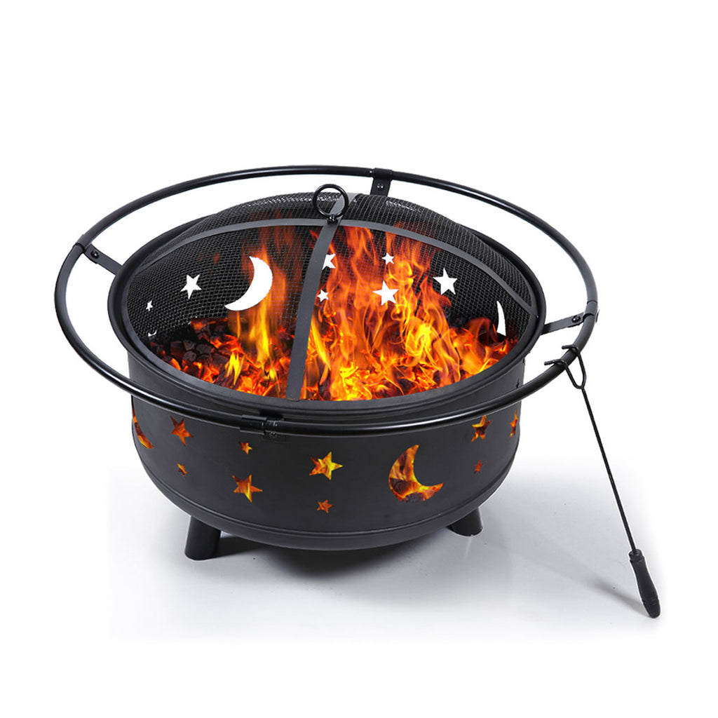 Fire Pit BBQ Grill Pits Outdoor Fireplace-1954802506005614593