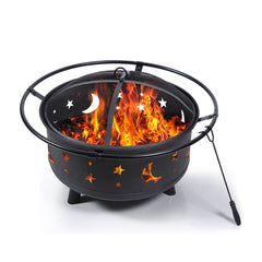 Fire Pit BBQ Grill Pits Outdoor Fireplace-1954802506005614593