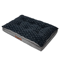 Dog Calming Bed Warm Soft Plush Comfy S Grey Small-1954802527455285249