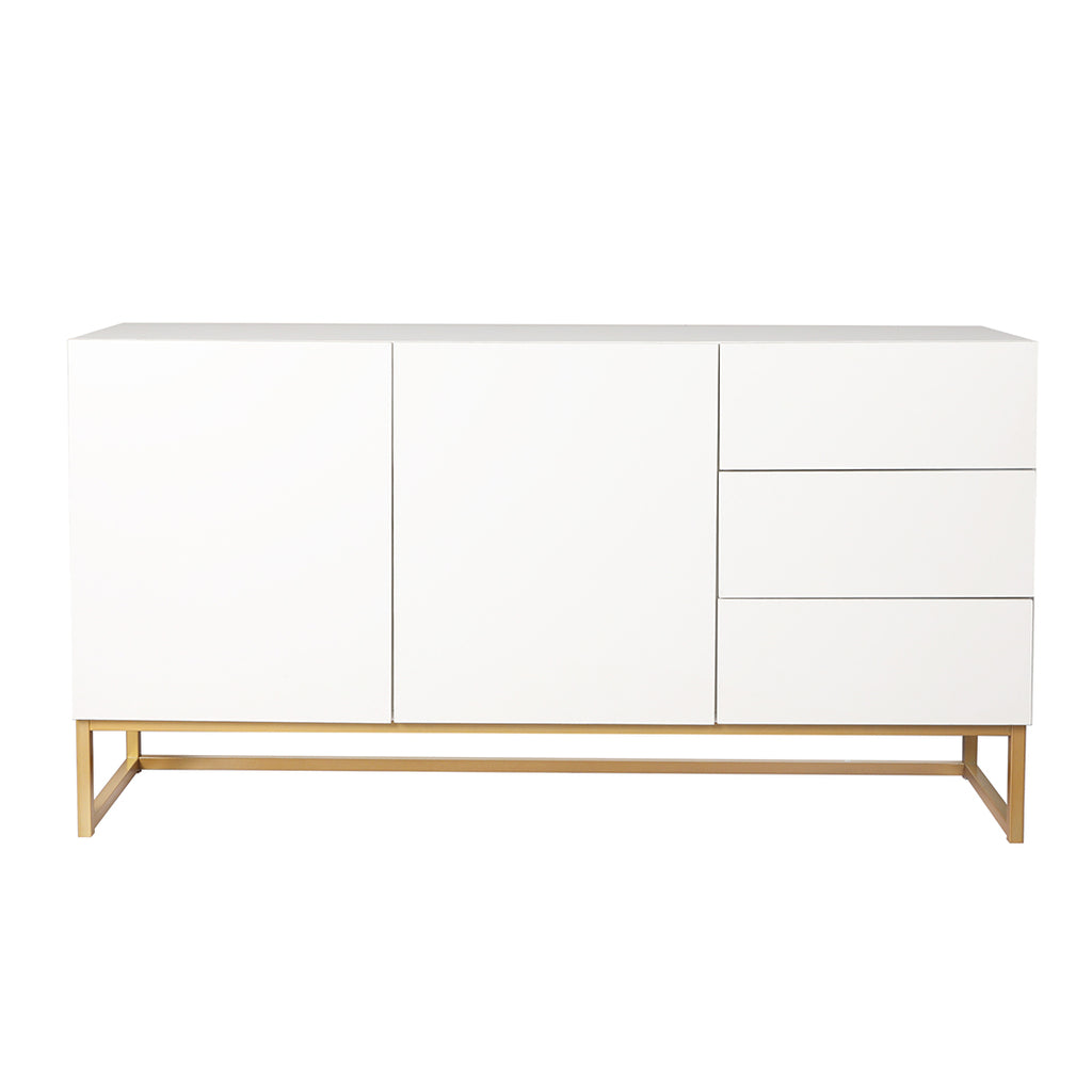 Levede Buffet Sideboard Storage Cabinet White-1954802987947921409