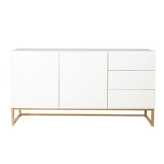 Levede Buffet Sideboard Storage Cabinet White-1954802987947921409