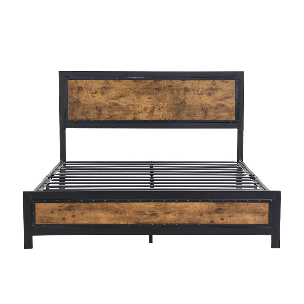 Levede Metal Bed Frame Double Mattress-1954802935095496705