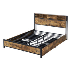 Levede bed frame queen-1954802406185373697