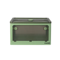 55L Storage Boxes Stackable Container M Green Medium-1954802600150962177