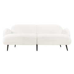 Levede Cloud Sofa 3 Seater Sherpa Fleece White-1954802386396647425