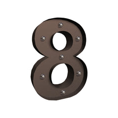 LED Metal Number Lights Free Standing-1954803064917594113