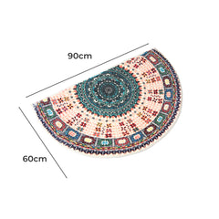 Marlow Door Mat Half Moon Semi-Circle Rug 60x90-1954802715758563330