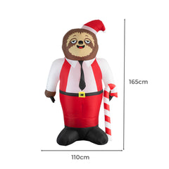 Santaco Christmas Inflatable Sloth 1.8M-1954802756162293762