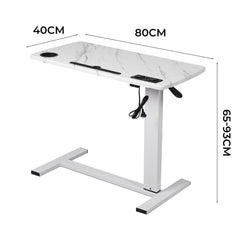 Levede Standing Desk Height Adjustable White-1954802680828399618