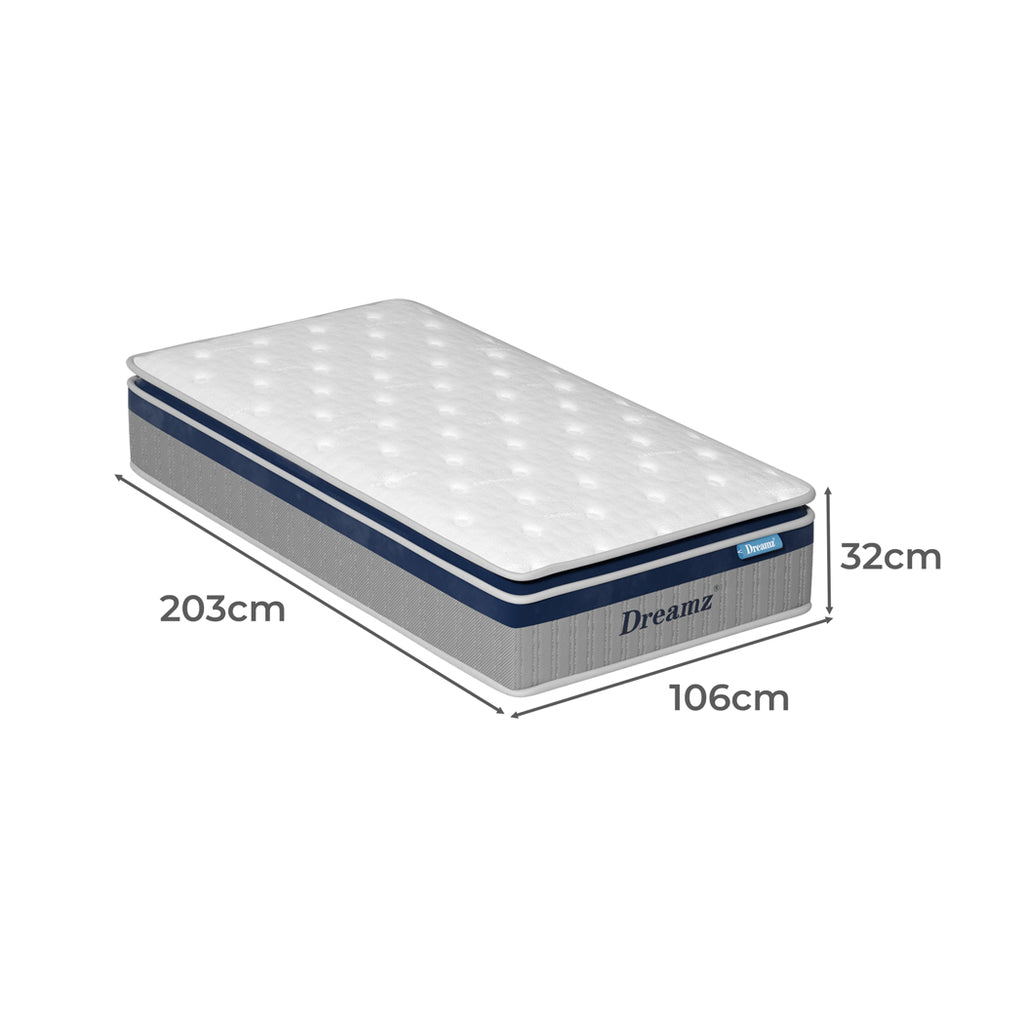 DreamZ Spring Mattress Pillow Top All Sizes  32CM-1954802368377917442