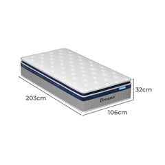 DreamZ Spring Mattress Pillow Top All Sizes  32CM-1954802368377917442