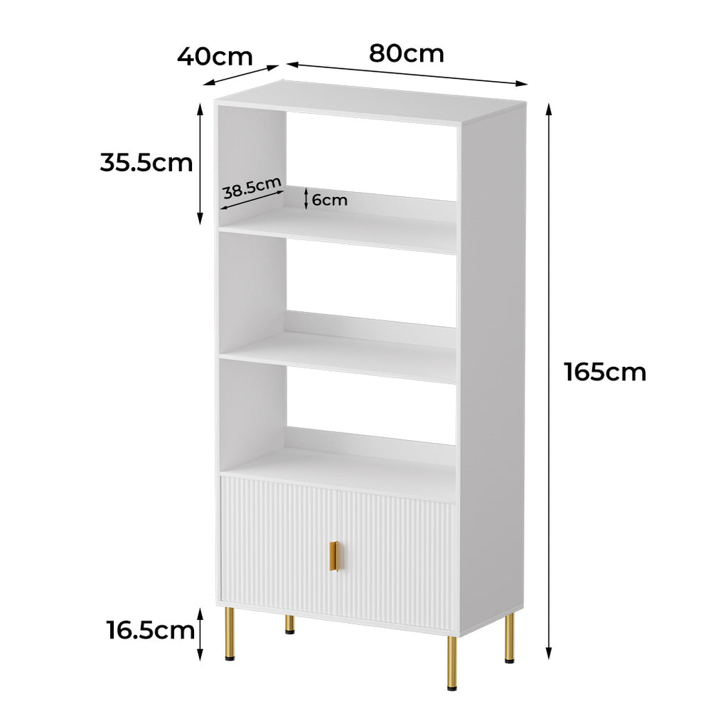 Levede Display Shelf 3 Tier Bookshelf-1954802408899088386