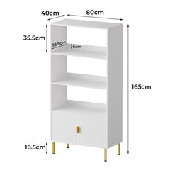 Levede Display Shelf 3 Tier Bookshelf-1954802408899088386