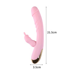 Urway Rabbit Vibrator Double Motor G-Spot Pink-1954802624461148162
