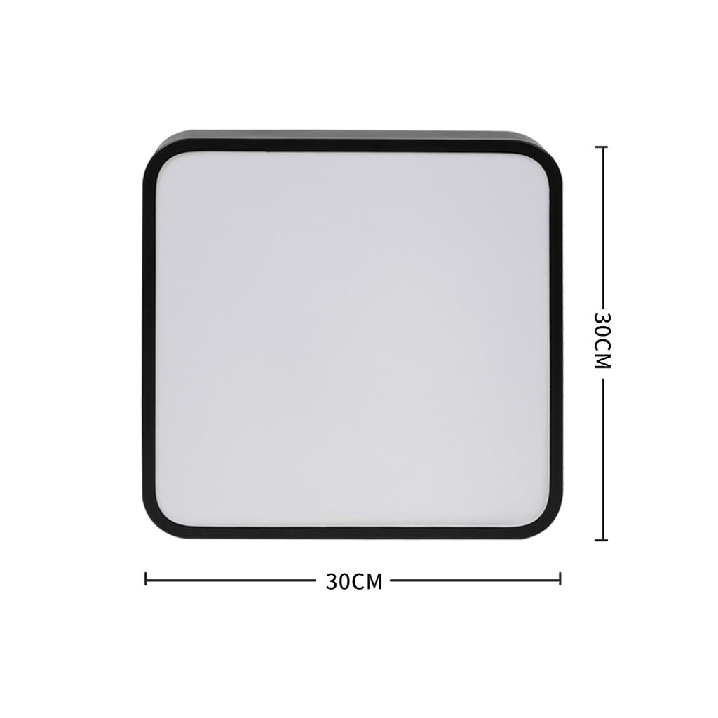EMITTO 3-Colour Ultra-Thin 5CM LED Ceiling 36W Black-1954802828929273858
