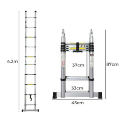 Traderight Folding Multi Purpose Ladder 10 Step-1954802413944836098