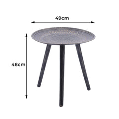 Levede Side Table Coffee Bedside End Bronze-1954802978468794370