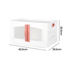 Plastic Storage Containers Stackable Red-1954802601568636930