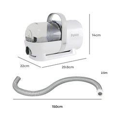 PaWz Pet Grooming Kit Vacuum Hair Dryer Remover-1954802575849164802