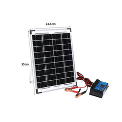 12V 10W Solar Panel Kit Mono Caravan-1954802612285083650
