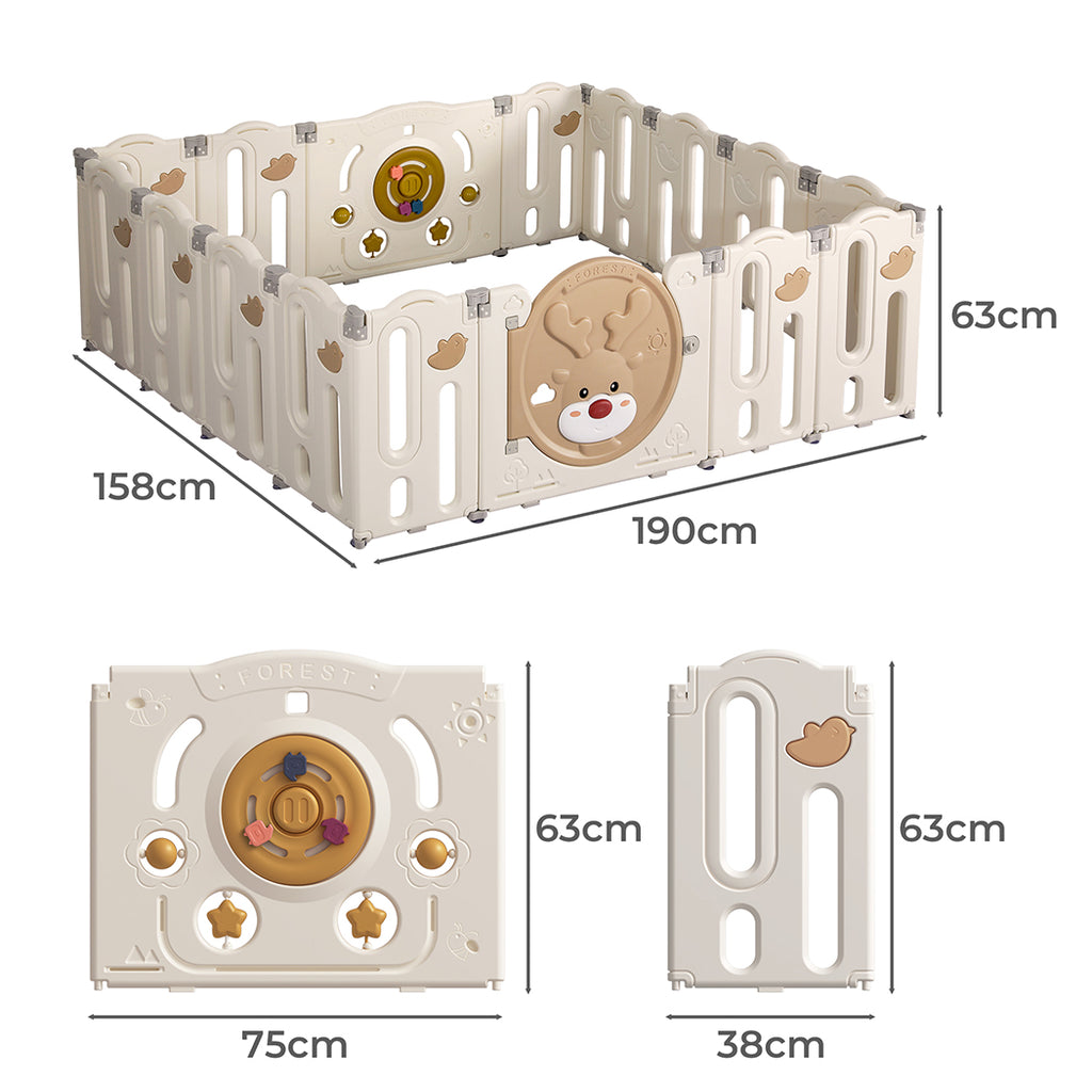 BoPeep Kids Playpen Baby Safety Gate-1954802782179561474