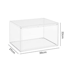 Stacked 6Pc Shoe Box Storage Display Stackable-1954802434610171906