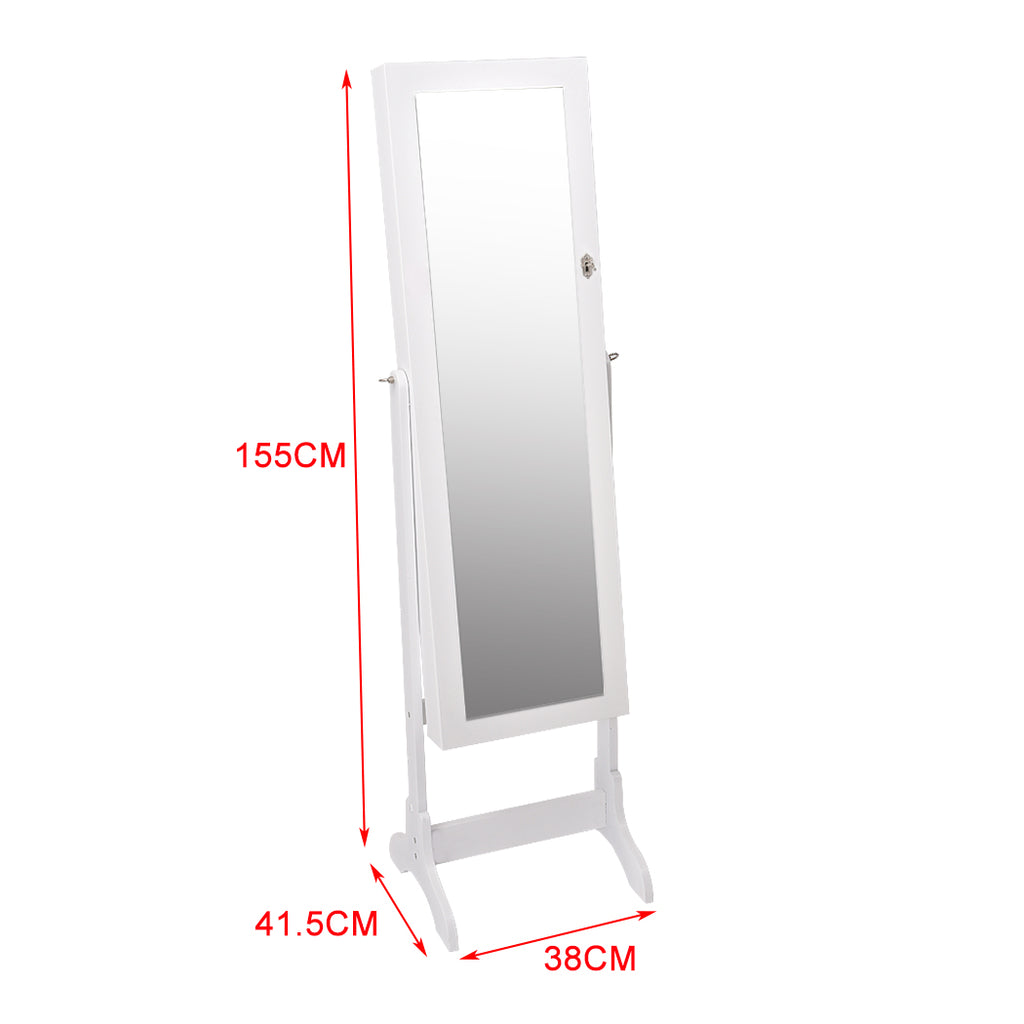 Levede Mirror Jewellery Cabinet Makeup-1954802756367814658