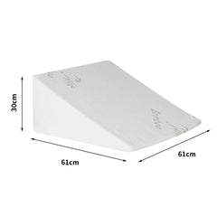 DreamZ Bedding Wedge Pillow Memory Foam White 30-1954802700248027138