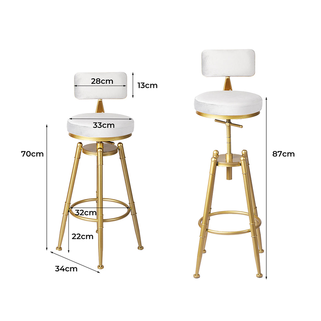 Levede 1x Bar Stools Kitchen Stool Chair-1954802407284281346
