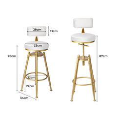 Levede 1x Bar Stools Kitchen Stool Chair-1954802407284281346