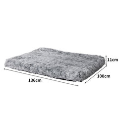 PaWz Dog Mat Pet Calming Bed Memory XL Charcoal X-Large-1954802548108038146