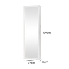 Levede Mirror Jewellery Cabinet LED-1954802757206675458