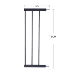 Levede Baby Safety Gate Adjustable Pet Black 20cm Extension-1954802907832520706