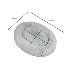 PaWz Replacement Pet Bed Cover Zipper Grey Cover-1954802556702167042