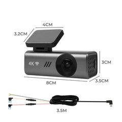 Dash Camera 4K Wifi Car Recorder Voice-1954802966301118466