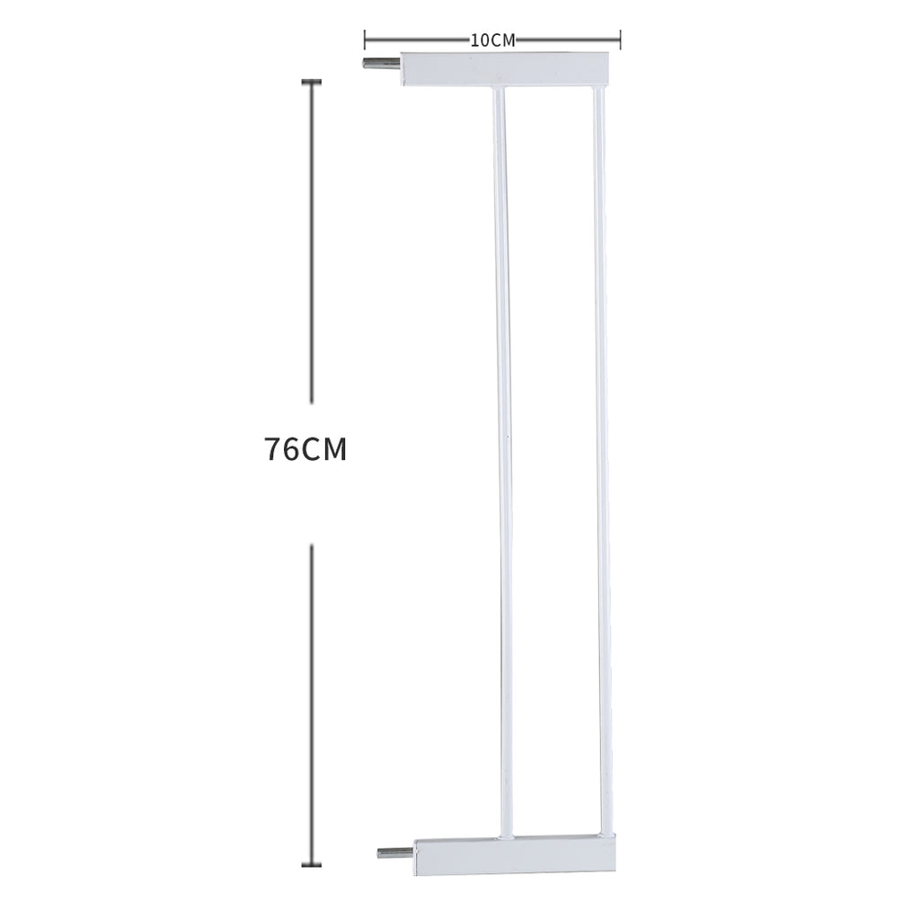 Levede Baby Safety Gate Adjustable Pet White 10cm Extension-1954802907606028290