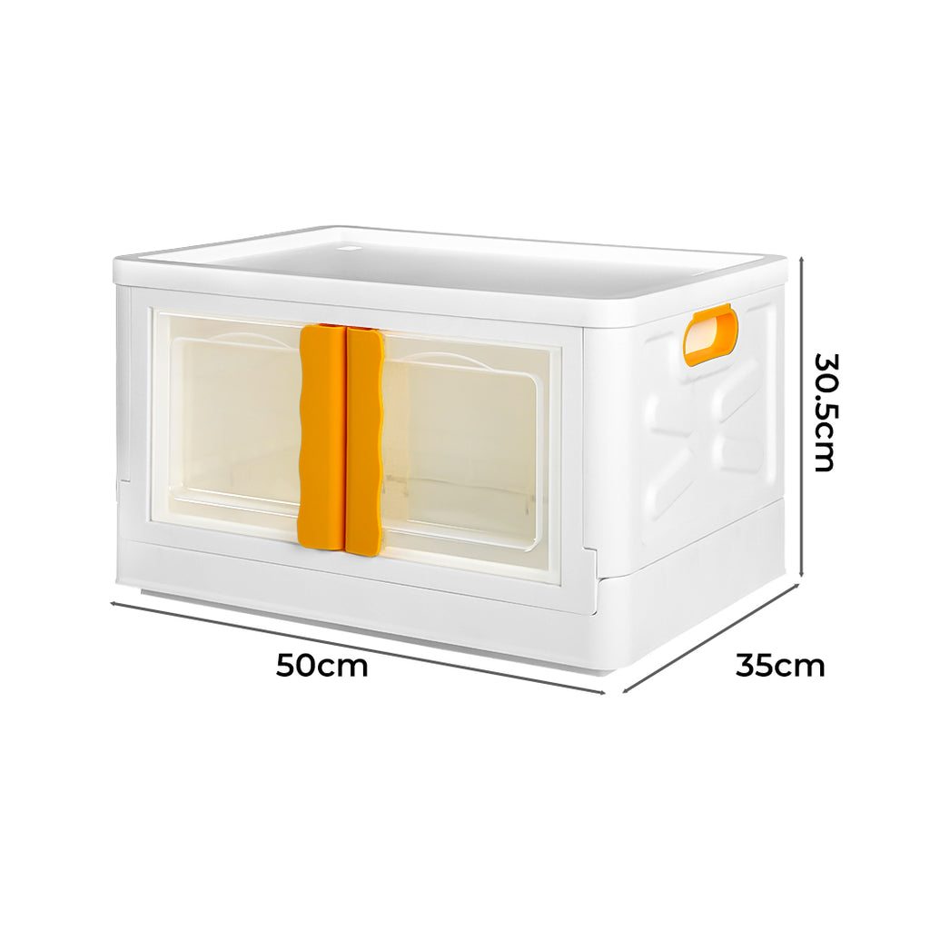 45L Storage Container Stackable Toy Yellow-1954802601224704002