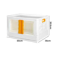 45L Storage Container Stackable Toy Yellow-1954802601224704002