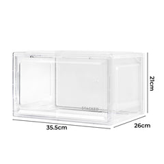 Stacked Shoe Box Acrylic Sneaker Display 1PC Clear-1954802596967485442