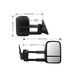 Galvan 2x Extendable Towing Mirrors-1954802615959293954