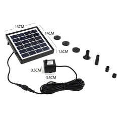Lambu Solar Powered Water Fountain Pump-1954802657684230146